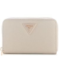 Guess - Laurel Medium Zip Around Wallet - Lyst