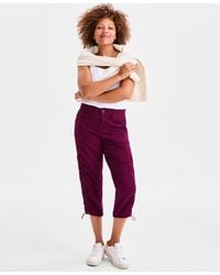 Style & Co. - Mid-rise Cargo Capri Pants - Lyst