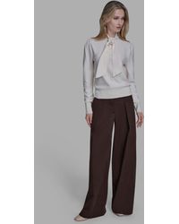 BCBGMAXAZRIA - Collared Pull-on Sweater - Lyst