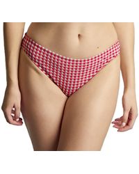 Panache - Gingham Classic Bikini Bottom - Lyst