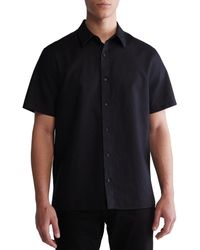 Calvin Klein - Classic-fit Textured Button-down Shirt - Lyst