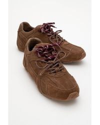 Forever & Always Shoes - Selena Suede Leather Sneakers () - Lyst