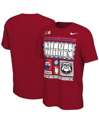 Nike - Georgia Bulldogs College Football Playoff 2022 Peach Bowl Champions Locker Room T-shirt - Lyst