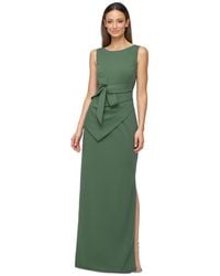 JS Collections - Tianna Sleeveless Folded-waist Gown - Lyst