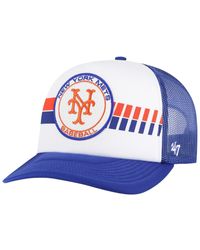 '47 - White/ New York Mets Cooperstown Collection Express Trucker Adjustable Hat - Lyst