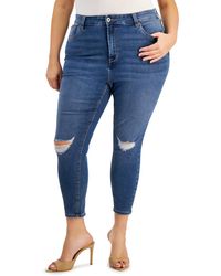 Celebrity Pink - Trendy Plus Size High Rise Skinny Jeans - Lyst