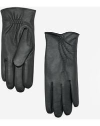 Mango - Leather Gloves - Lyst