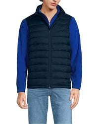 Lands' End - Wanderweight Packable Down Vest - Lyst