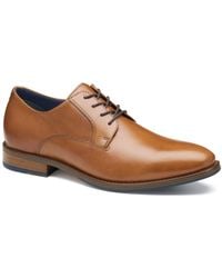 Johnston & Murphy - Landry Embossed Plain Toe Shoe - Lyst
