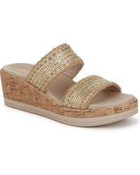 LifeStride - Resort Washable Slide Wedge Sandals - Lyst