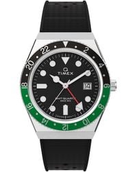 Timex - Analog Rubber Strap Watch - Lyst