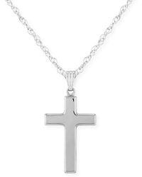 Macy's - Flat Cross Necklace Set - Lyst