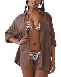 Cotton On - Swing Beach Cover Up Shirt - Lyst