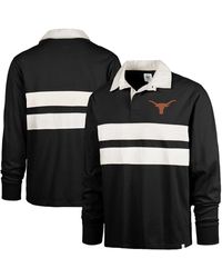 '47 - Texas Longhorns Clubhouse Knox Thames Long Sleeve Rugby Polo Shirt - Lyst
