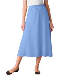 Woman Within - Plus Size Within 7-day Knit A-line Skirt - Lyst