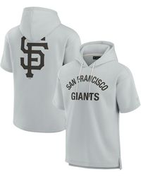 Fanatics - And San Francisco Giants Super Soft Fleece Short Sleeve Hoodie - Lyst