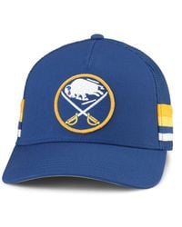American Needle - Buffalo Sabres Hotfoot Side Stripes Adjustable Trucker Hat - Lyst