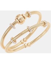 On 34th - 2-pc. Set Pave Crystal Rondelle Beaded Bangle Bracelets - Lyst