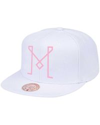 Mitchell & Ness - Inter Miami Cf Logo Snapback Hat - Lyst
