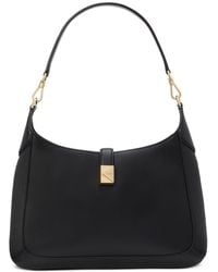 Kate Spade - Deco Pebbled Leather Hobo Bag - Lyst