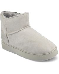 Journee Collection - Noa Round Toe Bootie Slippers - Lyst