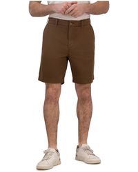 Lucky Brand - 9" Stretch Twill Flat Front Shorts - Lyst