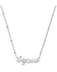 Kendra Scott - Big Sis Short Pendant Necklace - Lyst