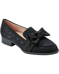 Bandolino - Lindio Bow Slip On Tailored Loafers - Lyst
