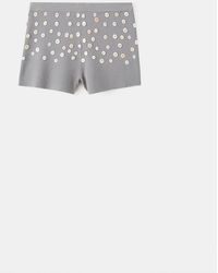Mango - Decorative Buttons Shorts - Lyst