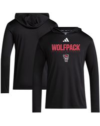 adidas - Texas Tech Red Raiders 2025 Aeroready Sideline Training Long Sleeve Hooded T-shirt - Lyst