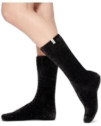 UGG - Leda Cozy Sock Crew Cut Socks Shoes, Spandex/Polyester/Chenille - Lyst