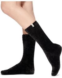 UGG - Leda Cozy Sock Crew Cut Socks Shoes, Spandex/Polyester/Chenille - Lyst