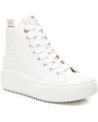Xti - Refresh Collection Casual Canvas High Top Sneakers By - Lyst