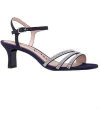 Nina - Bettany Mid Heel Crytal Asymmetrical Straps - Lyst