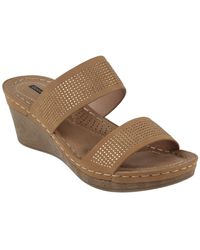 Gc Shoes - Madore Embellished Wedge Sandal - Lyst