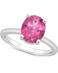 Macy's - Mystic Topaz Oval Solitaire Ring (3-5/8 Ct. T.w. - Lyst