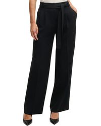BOSS - Boss By Japanese Crepe Relaxed-fit Trousers - Lyst