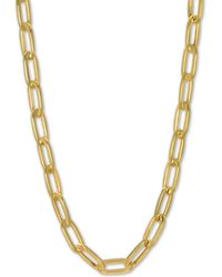 Macy's - Paperclip Link Chain 18" Chain Necklace - Lyst