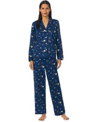 Lauren by Ralph Lauren - Petite Floral-print Long-sleeve Pajama Set - Lyst