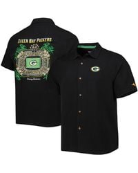 Tommy Bahama - Green Bay Packers Top Of Your Game Camp Button-up Shirt - Lyst