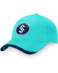 Fanatics - Branded Light Blue Seattle Kraken Fundamental Adjustable Hat - Lyst