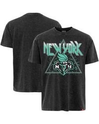 Sportiqe - And New York Liberty Rock Roll Collection Angus Mineral Wash Premium T-shirt - Lyst