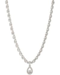 Givenchy - Glass Stone Gold-tone Pear Pendant Necklace - Lyst