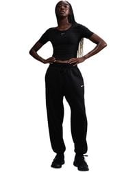 Nike - Sportswear Phoenix Fleece High-rise Oversized Sweatpants - Lyst