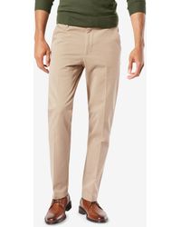 Dockers - Workday Smart 360 Flex Slim Fit Khaki Stretch Pants - Lyst