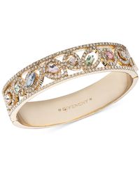 Givenchy - Mixed Crystal Openwork Bangle Bracelet - Lyst