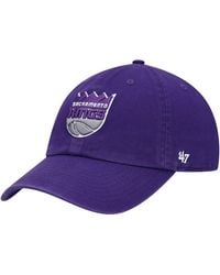 '47 - Sacramento Kings Team Clean Up Adjustable Hat - Lyst