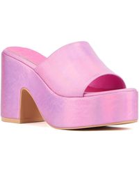 Olivia Miller - Crush Platform Heel Sandal - Lyst