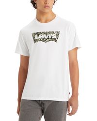 Levi's - Classic Standard-fit Floral Logo Graphic T-shirt - Lyst