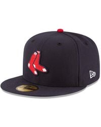 KTZ - Boston Red Sox 59fifty Alternate Navy Authentic Hat - Lyst